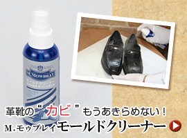M.モゥブレィ・モールドクリーナー 靴手入れ・皮革手入れ・レザー手入れの総合ポータルサイト「R&D」靴クリーム・靴磨きグッズ情報も!